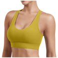 thumbnail image 3 of Everyday Bras for Women Pack of Bra Women S Bras Sports Bra Low Support 2 Cup Push up Bra Womens Bras No Underwire High Support Sports Bras One Shoulder Sports Bra Top Women Sports Bra High Yellow L, 3 of 6