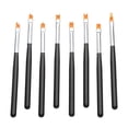 thumbnail image 2 of Set de 8 cepillos de arte de uñas 3D jinwen negro, 2 of 6