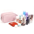thumbnail image 7 of Travel Toiletry Bag Hanging Dopp Kit for Men, Makeup Bags for Women Traveling Shaving Bag for Toiletries Cosmetic Medicine Organizer, Pink, 7 of 7