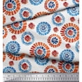 thumbnail image 3 of Soimoi Poly Georgette Fabric Brush Stroke Abstract Print Fabric by Yard 42 Inch Wide, 3 of 3