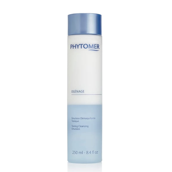 PHYTOMER Ogénage Toning Cleansing TMA2 Emulsion | Dual Action Face Cleanser Removes Makeup and Tones in One | Purifying, Soothing, Anti-Aging Facial Cleanser | 250ml