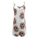 thumbnail image 4 of Vestido sin mangas con estampado floral sin mangas con cuello en V de cintura media de verano de moda sexy para mujer Pompotops ghjkhdj8699, 4 of 5
