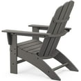thumbnail image 2 of POLYWOOD Vineyard Curveback Outdoor Adirondack Chair in Slate Grey, 2 of 6