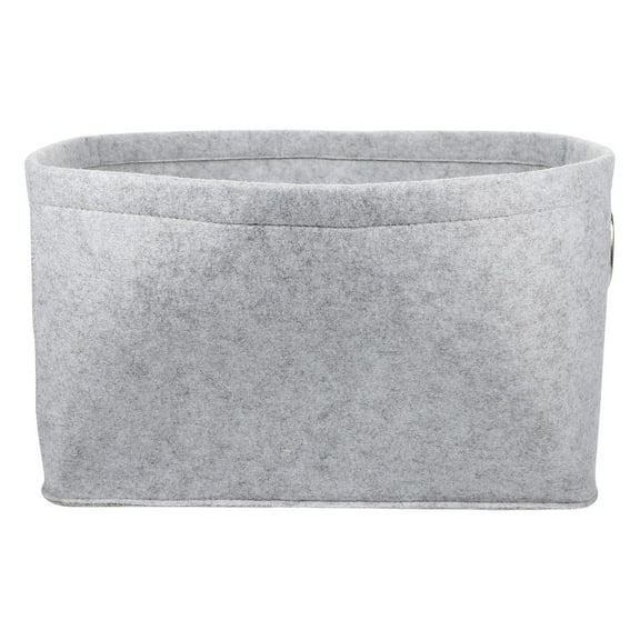 Kitandove Grey Felt Storage Bins Felt Light Grey 1Pack