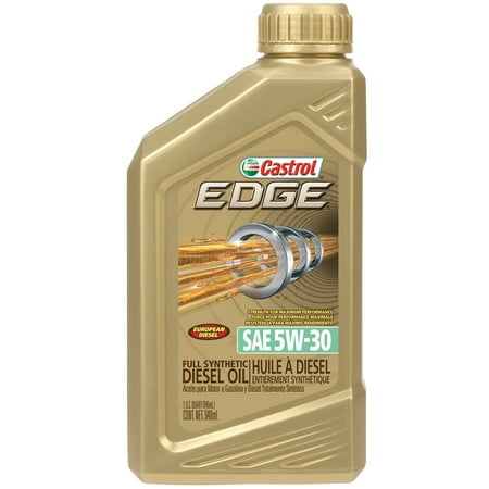 Castrol EDGE 5W-30 Diesel Full Synthetic Motor Oil, 1 (Best 5w30 Diesel Oil)