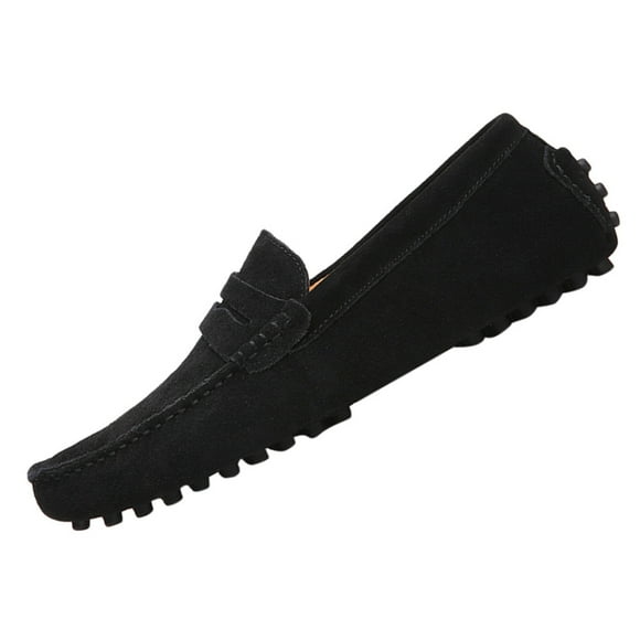 Summer Mens Slip-On Peas Shoes Wild Suede Comfortable Casual Breathable Shoes