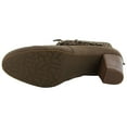 thumbnail image 2 of Gentle Souls Womens Bettie Suede Fringe Ankle Boot Shoes, Truffle, US 6.5, 2 of 3