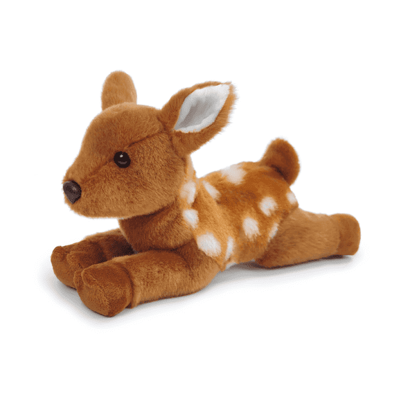 Just qunseen Realistic 8'' Sika Deer Stuffed Animal Plush Toy Soft Cuddly Forest Animal for Kids