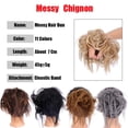thumbnail image 3 of Chignon Synthétique Chouchous Bande Élastique Chignon Droit Postiche Extension Queue de Cheval, 3 of 7