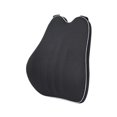 thumbnail image 1 of Almohada de soporte lumbar con correa ajustable, cojín de espuma viscoelástica para la espalda. Negro, 1 of 9