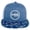 Blue, variant on Flat Brim Trucker Cap Adjustable Snapback Hat Mesh Back For Men Women