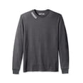 thumbnail image 2 of Daxton Premium Georgia Men Long Sleeves T Shirt Ultra Soft Medium Weight Cotton, Hth Charcoal Tee White Letters 3XL, 2 of 3
