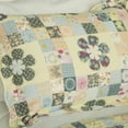 thumbnail image 2 of G&J Rainbow Cloud Cotton 3PC Floral Patchwork Quilt Set Full/Queen Size, 2 of 5