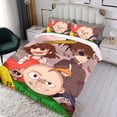 thumbnail image 3 of Baldi'S Basics Conjunto de sábanas temático, trío de piezas, cómodo y amigable con la piel, diseño único, regalo de decoración para el hogar para familiares, amigos y fans,140cm *210cm, 3 of 6