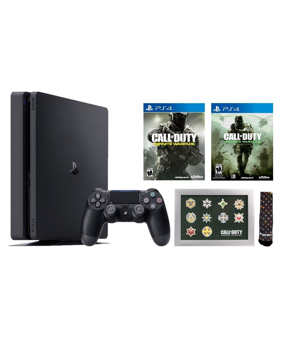 Playstation 4 Slim 1tb Console And Call Of Duty Legacy Edition Prestige Icon Pack Bundle Infinite Warfare Legacy Edition Collectible Icon Series Patch Display And Limited Edition Socks Walmart Com Walmart Com Playstation 4 Slim 1tb Console And Call Of Duty Legacy Edition Prestige Icon Pack Bundle Infinite Warfare Legacy Edition Collectible Icon Series Patch Display And Limited Edition Socks Walmart Com Walmart Com