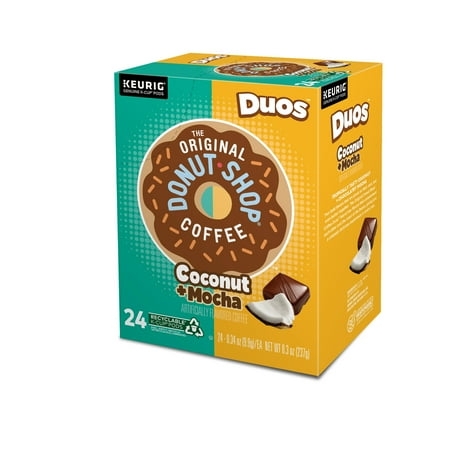 The Original Donut Shop - Duos Coconut + Mocha K-Cup Pods, 24 Count