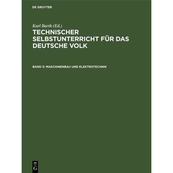 Maschinenbau Und Elektrotechnik, (Hardcover)