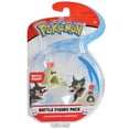 thumbnail image 1 of Pokemon Pokémon 2" Battle Figure vs 2 Pack - Aolan Rattata vs Sandygast, 1 of 2