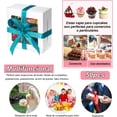 thumbnail image 3 of Paquete de 50 Cajas para Postres con Tapa Transparente, cajas individuales para cupcakes, cajas de galletas kraft para Dulces para Pasteles, Con pegatinas y cintas, 3 of 4