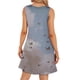 thumbnail image 4 of Mujeres verano casual sin mangas cuello redondo gradiente impreso bolsillo manga vestidos vestido suelto OAVQHLG3B Store lin121212, 4 of 5