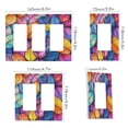 thumbnail image 2 of Yayeee Rocker Switch Wall Plate 1-Gang 4.6"x2.9" Home Decorative Outlet Cover, Colorful Leaves, 2 of 6