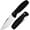 Black, variant on CJRB Prado Pocket Folding Knife, J1936-AG