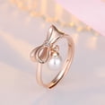thumbnail image 5 of SEPARQI Women 925 Sterling Silver Butterfly and Pearl pendant Cubic Zirconia Thumb Ring Stress Anxiety Rings Women's Jewelry Lady Birthday Mother's Day Gifts, 5 of 7