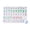 Blue - 1, variant on American-style Mahjong Set (4 layers), 160 acrylic engraved mahjong tiles, includes mahjong bag and accessories: Toys and Games