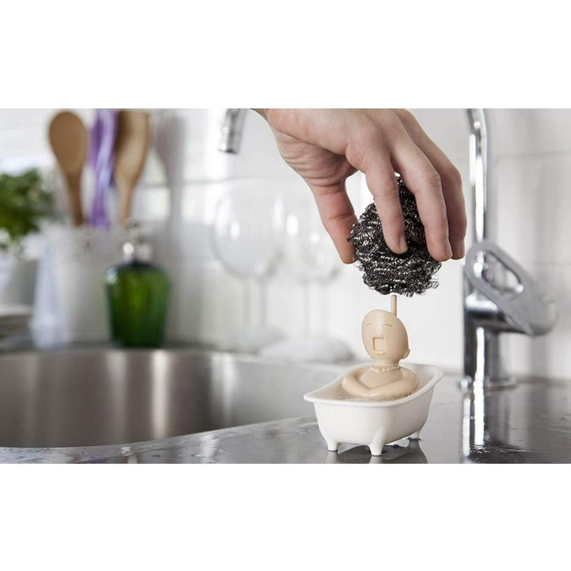 Soap opera dish scrubber holder new arrivals