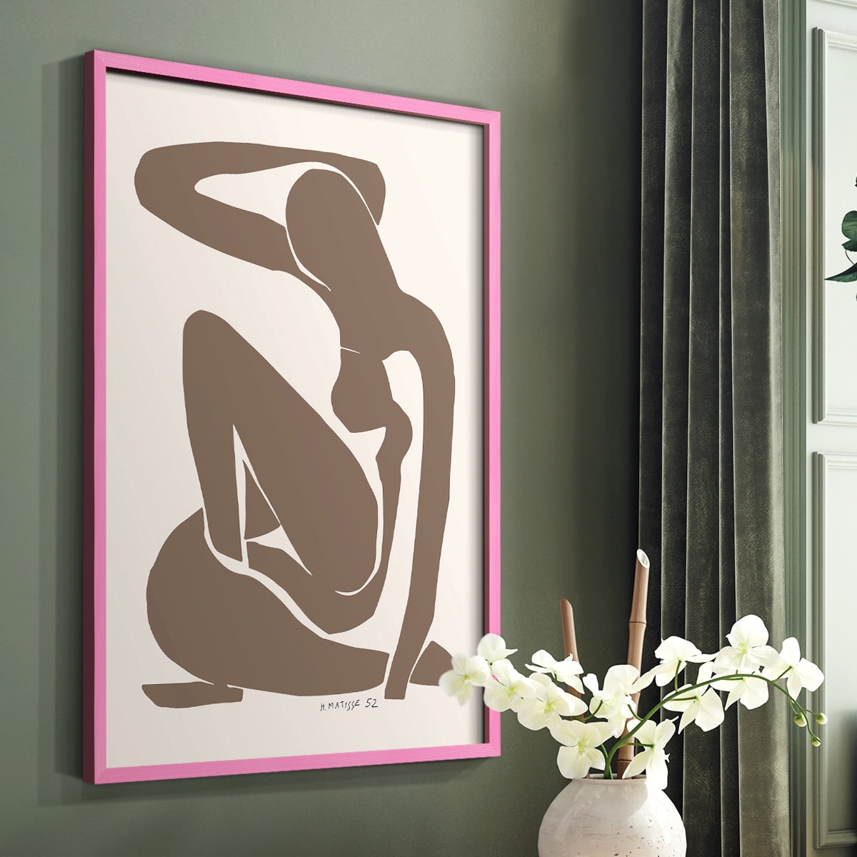 Matisse CCXV in Solid Wood 8 x 10 Framed Print