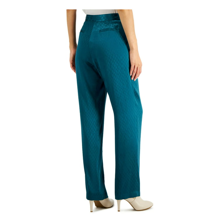 Alfani Wide-Leg Green Pants for Women for sale