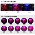 thumbnail image 3 of Grow Light with Stand, Plant Light for Indoor Plant, 10 Level Growing Light with Dual Controller, 4-Head Growing Lamp Tripod Adjustable 15-63 Inch&4/8/12h Timer, 3 of 7