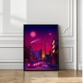 thumbnail image 3 of Neon City Framed Art Modern Wall Decor, 3 of 15