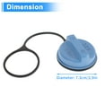 thumbnail image 4 of Tapa del tanque de líquido de escape diésel Unique Bargains No.908022301 DEF compatible con Kenworth C500 T2000 T660 T680 T800 W900 para Peterbilt 210 320 330 335 337 362 365 384 387 388, 4 of 7