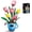 Pink&Yellow, variant on Blue Orchid Flower Building Set with Vase for Adults, Compatible with Lego Botanical Flowers, 567pcs Ideas Plant Collection Toys for Home and Office Decor