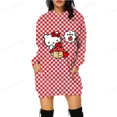 thumbnail image 4 of Sudadera con capucha para mujer, con estampado de HELLO KITTY, sudadera con capucha de manga larga de marca, informal, elegante, bonita, para mujer, top de otoño, 4 of 5