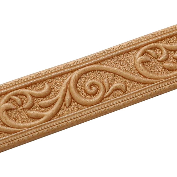 Línea de cintura estéreo autoadhesiva engrosada, fondo de pared, borde, esquina superior, pegatina decorativa para pared