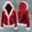Red, variant on Christmas Hoodies for Women, Hooded Jackets Oversized Long Sleeve, Winter Pullover Sweatshirts
