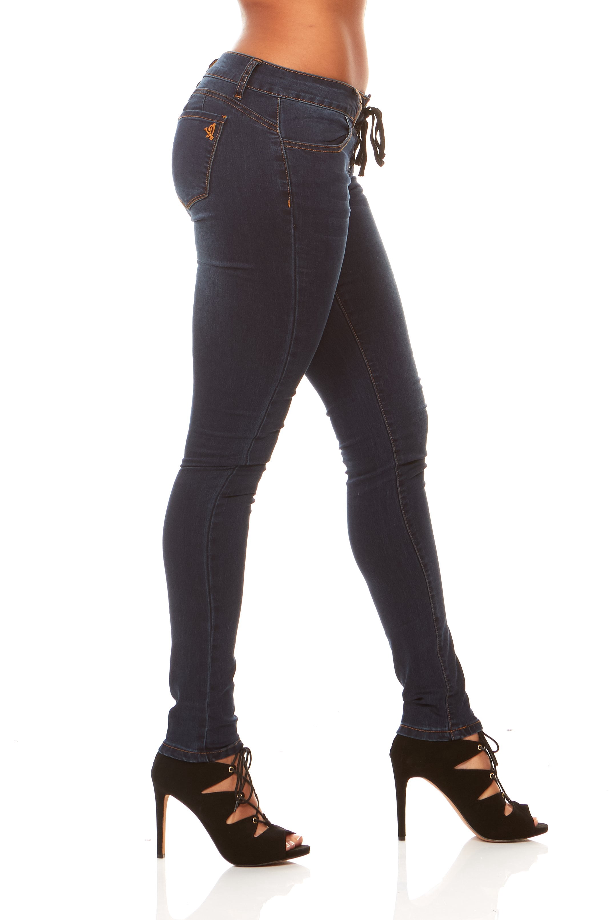 VIP Jeans V.I.P. JEANS Pull on Skinny Slim Fit Stretch Jeans for
