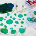 thumbnail image 5 of 1 box 700pcs Large Loose Sequins for Crafts Flat Round Sequin Paillettes 15mm/20mm/25mm/30mm/40mm/50mm Iridescent Transparent Sequins Yellow Green Spangles for DIY Sewing Embellishment, 5 of 8