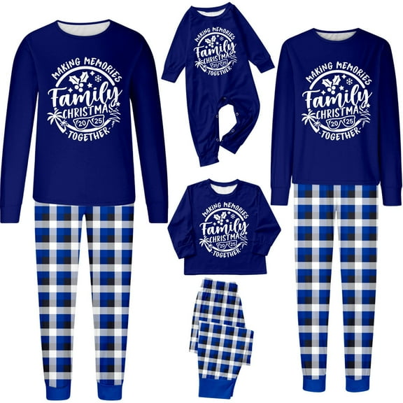 Gelikeya Family Christmas Pajamas - Family Matching Christmas Pajamas, Womens Men Child, Plus Size (Child, 7-8 Years)