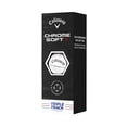thumbnail image 2 of Pelotas de golf Callaway Chrome Soft X 2022 Triple Track blancas, 2 of 5