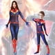 thumbnail image 2 of Halloween Capitán Marvel cosplay Disfraz Niños Mallas Rendimiento Ropa Escenario, 2 of 4