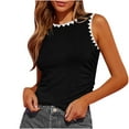 thumbnail image 2 of JDQJBZ Women Plus Size Tank Tops Color Gear Print Round Neck Loose Fit Summer Blouse, 2 of 4