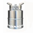thumbnail image 3 of Camping Stove,8 Inch Stainless Steel Portable Wood Burning Foldable Backpacking Stove Camping Stove for Outdoor Backpacking Hiking Traveling Picnic BB, 3 of 5