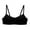 39-Black, variant on YWDJ Bras for Women Plus Size Push up Bras Wirefree Sleep Bras Adjustable Straps Full Coverage Hollow Comfy Bras Padded Comfy Bras Wrap Solid Lounge Bras Black S