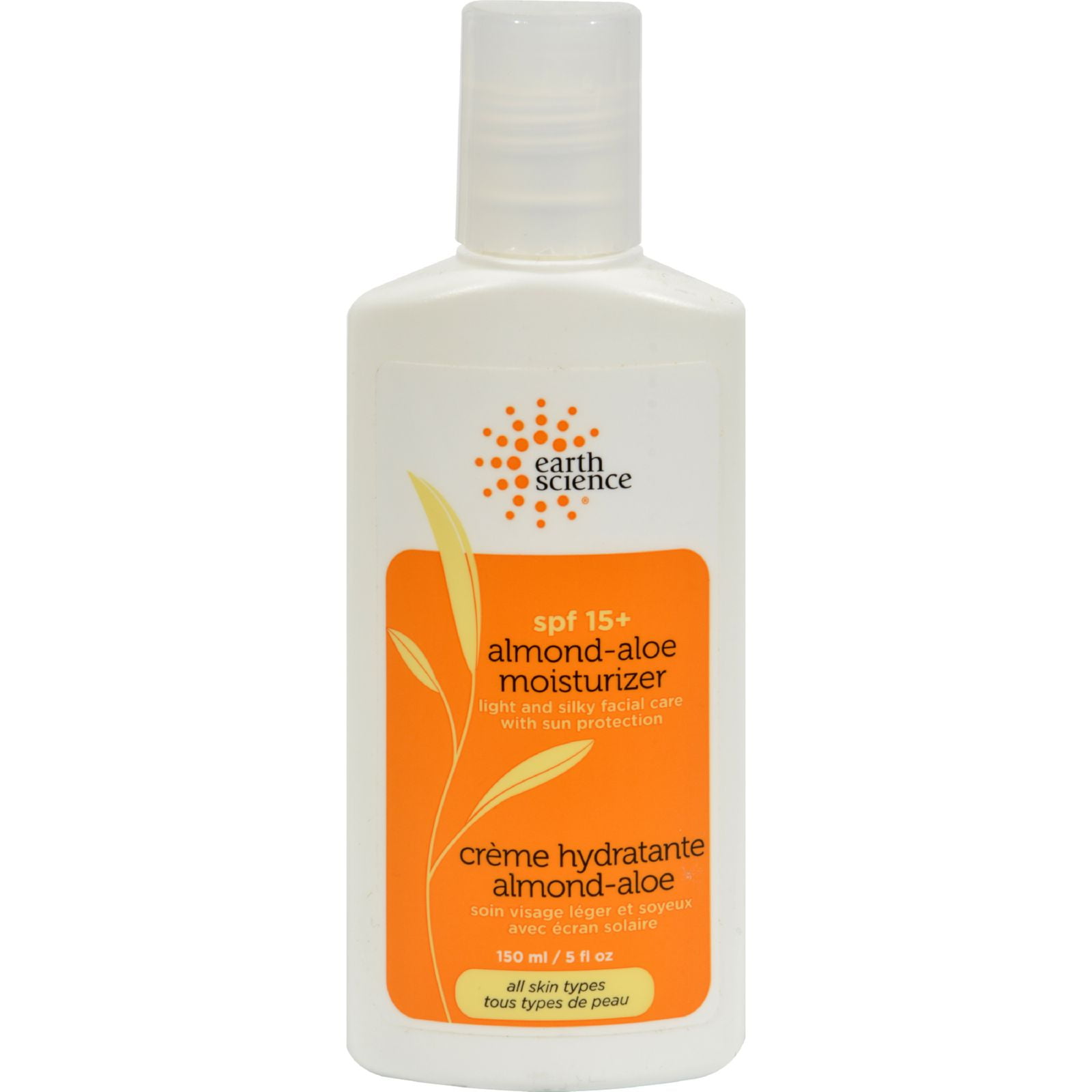 Earth Science Moisturizer SPF 15 Plus Almond Aloe 5 fl oz