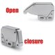 thumbnail image 2 of CHAO Mini pestillo de resorte, 6 piezas Mini pestillo de resorte automático, pestillo con resorte, cerradura con resorte Mini pestillo de gabinete Mini pestillo para puertas de gabinetes de cocina, 2 of 5