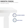 thumbnail image 5 of VIVO White 60 x 30 inch Universal Table Top for Sit to Stand Desk Frames, 5 of 8