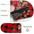 thumbnail image 6 of Love Heart Valentines Day Area Rugs 5'x8', Washable Small Throw Rugs for Classroom Bedroom, Botanical Eucalyptus Red Plaid Indoor Outdoor Rug Non-Slip Low Pile Carpet Runner Reversible Floor Mats, 6 of 8